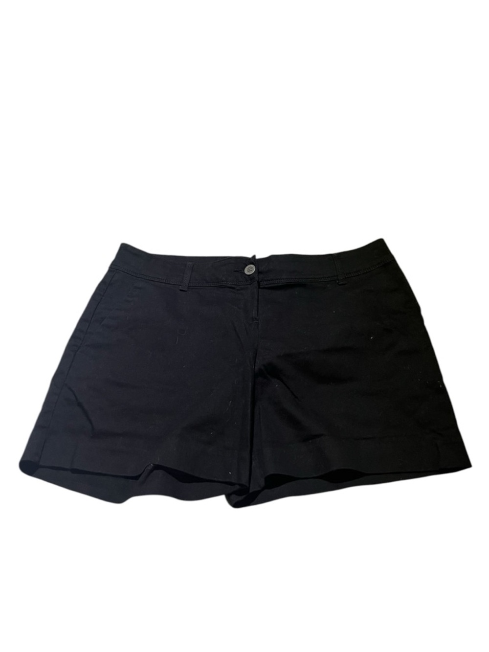 The Limited Black Dress Shorts Womens Size 10 Mid Rise Stretch Casual